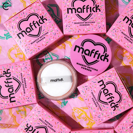 Polvos sueltos fijadores con control de grasa MAFFICK